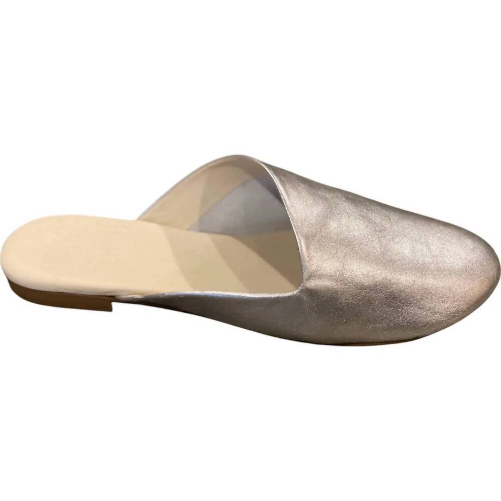 NEW BIRD OF FLIGHT women's dove mule in silver